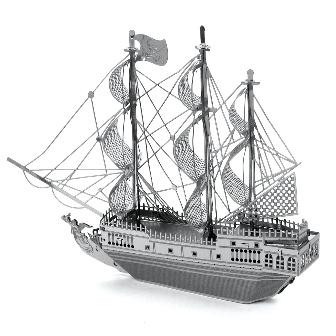 Maquette puzzle 3D la Perle noire (Black Pearl) en métal