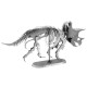 Puzzle 3D Squelette Tricératops en métal