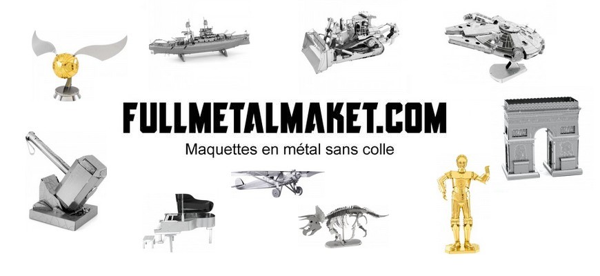 Puzzle 3D - Maquettes en métal - Timeformachine - FullMetalMaket